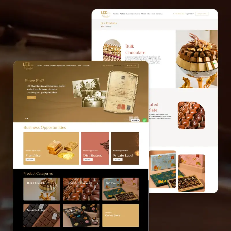 Custom web design by a Dubai web design agency